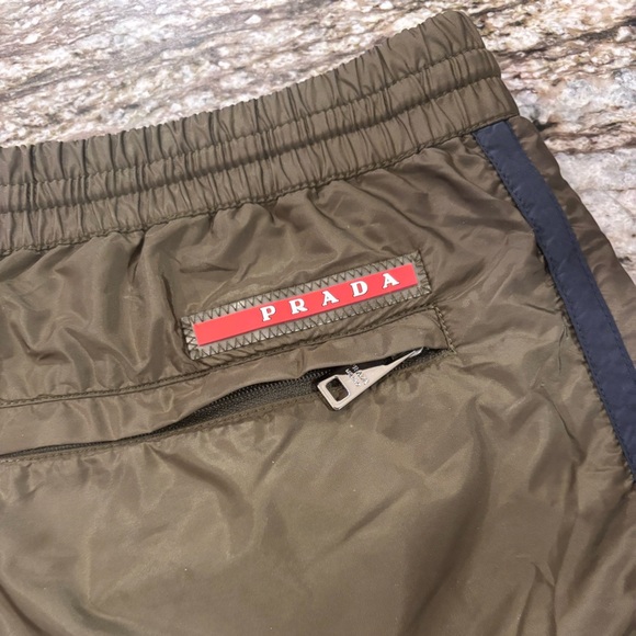 Prada Dark Olive Swim/Board Shorts, 54 - Picture 5 of 10